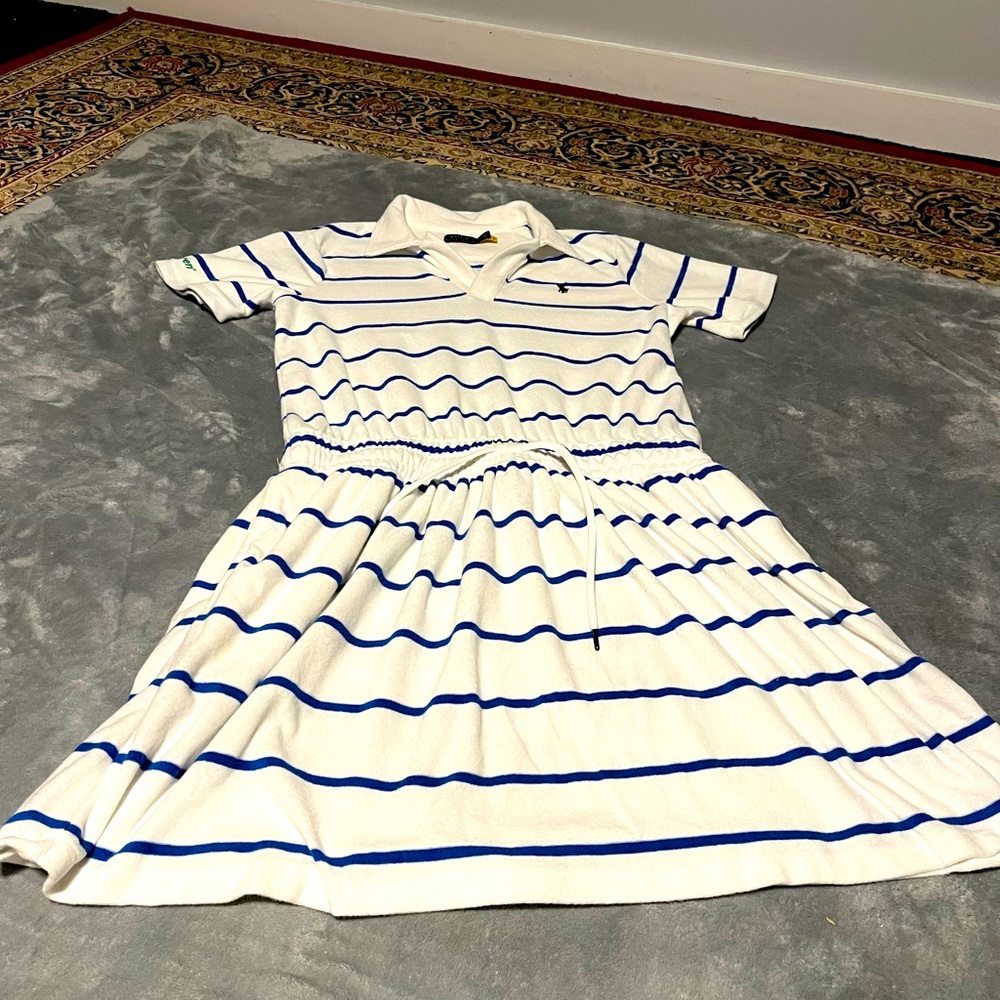 US Open Lauren Cotton Terry Dress Size M